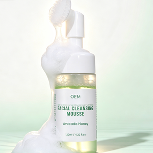 มูสล้างหน้า OEM พร้อมหัวแปรงนวด, โฟมล้างหน้าอ่อนโยนด้วยกรดอะมิโน, ทำความสะอาดรูขุมขนอย่างล้ำลึกเพื่อผิวเนียนนุ่ม - Product Image 5