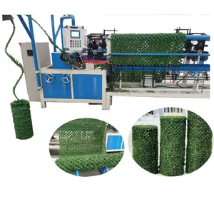 full automatic grass chain link wire fence net making machine