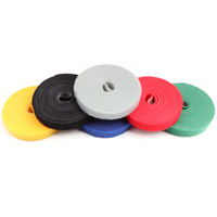 Attaches de câbles en nylon, boucles auto-agrippantes, durables, réglables, flexibles, colorées, auto-agrippantes, 38 mm