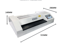 Plastifieuse professionnelle FGK330-6R A3 à 6 rouleaux, vitesse réglable