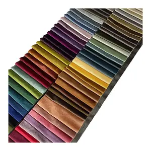 Gratis Monster Italiaanse Fluwelen Stof Bank 300gsm 100% Polyester Rimpel-Weerstaan Geen Dons Stapel Bekleding Huis Textiel Deco