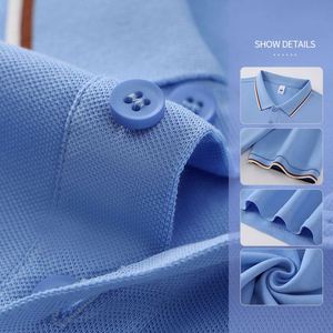 Chemises polo personnalisées avec logo brodé, 100% coton, publicité commerciale, promotion, chemise polo de golf pour hommes, uniforme de serveur - Product Image 3