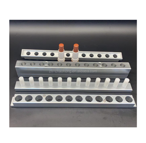 カスタマイズされた<span class=keywords><strong>12</strong></span>.1mm製リップスティックリップバームモールドフラットトップ<span class=keywords><strong>12</strong></span>キャビティカスタムロゴアルミニウム充填モールドモールドデザイン付き - Product Image 2