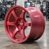 Jantes forgées RAYS 57DR Sakura Pink en alliage, 18 pouces, 5x100 5x114.3 pour Honda Civic, Toyota GT86, Subaru BRZ, Nissan Silvia 350Z