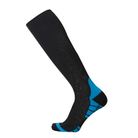 Chaussettes de compression en éponge athlétique personnalisées Elite Chaussettes de sport de compression ergonomiques-Semelle à friction élevée pour une protection antidérapante