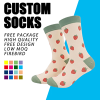 Chaussettes en coton douces et confortables pour hommes, motif personnalisé, nouvelle collection, vente en gros