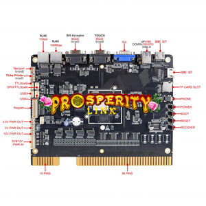 Carte de <span class=keywords><strong>jeu</strong></span> verticale à monnayeur Prosperity Link Cai Yun Heng Tong pour machine de <span class=keywords><strong>jeu</strong></span> d'arcade, prix usine - Product Image 3
