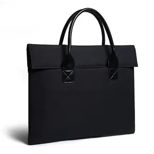 Custom PU leather laptop Bag with Handle Water-Resistant Notebook Computer Case Ultrabook Briefcase Carrying Sleeve