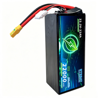 Baterai Drone Semi-Solid State 6S 22.2V 22000mAh 5C untuk Pelatihan & UAV Edukasi