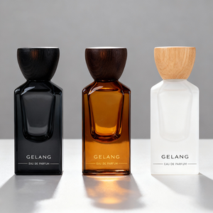 Nueva botella de <span class=keywords><strong>Perfume</strong></span> única, botellas de <span class=keywords><strong>Perfume</strong></span> de vidrio grueso de 50ml, botella de <span class=keywords><strong>Perfume</strong></span> vacía negra con caja de embalaje - Product Image 5