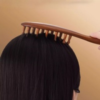 Peigne en bois de santal Peigne de massage pour la peau