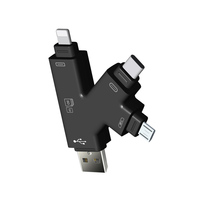 Lector de tarjetas USB OTG para tarjetas SD TF MicroSD Lector de tarjetas USB OTG SD TF MicroSD