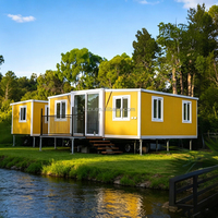 Maison conteneur préfabriquée moderne et extensible, mobile, à montage rapide, 20Ft 30Ft 40Ft, avec salle de bain et cuisine, villa préfabriquée, maison portable