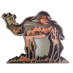 Statue d'animal en bois 3D multicouche de style <span class=keywords><strong>européen</strong></span>, licorne, artisanat, adaptée à la décoration de la maison, style de design moderne - Product Image 4