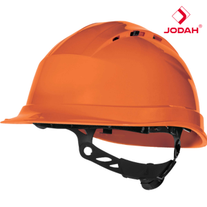 Casque de sécurité réfléchissant fluorescent JODAH, type circulaire, sans fente, suspension à six points, anti-UV, casquette de protection pour la construction - Product Image 2