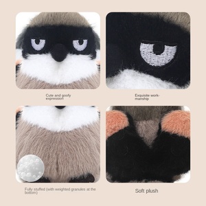Niedliches braunes Wachtel-Plüschtier, bezaubernde Vogelpuppe, Kuschelkissen zum Schlafen, PP-Baumwollfüllung, 11-30cm, kleine Größe, Stoffgeschenk für Mädchen - Product Image 3