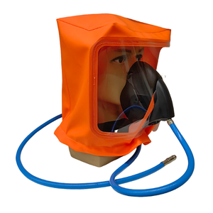 Capucha integral Premium EEBD naranja a prueba <span class=keywords><strong>de</strong></span> calor con diseño <span class=keywords><strong>de</strong></span> talla única para equipos <span class=keywords><strong>de</strong></span> extinción <span class=keywords><strong>de</strong></span> incendios - Product Image 1