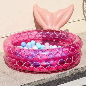 <span class=keywords><strong>Piscina</strong></span> Gonfiabile in PVC Rosso <span class=keywords><strong>Rosa</strong></span> per Bambini, Uso Interno ed Esterno, <span class=keywords><strong>Piscina</strong></span> per Bambini con Cartoni Animati, Giocattoli per Famiglie e Neonati - Product Image 2