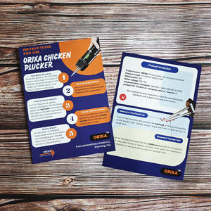 Folletos Promocionales <span class=keywords><strong>de</strong></span> Cartulina Recubierta <span class=keywords><strong>de</strong></span> 128gsm/157gsm/200gsm, Diseño Personalizado, Impresión Offset, Doble Cara, Folleto/Tríptico Empresarial - Product Image 3