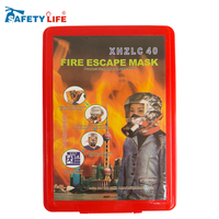 Masque de fuite d'incendie, cagoule anti-fumée d'urgence pour la lutte contre les incendies, masque respiratoire de contrôle de la respiration, combinaison de pompier, masque respiratoire de sécurité pour la lutte contre les incendies