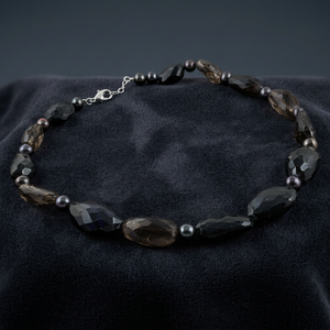 Collier fantaisie personnalisé en argent 925 avec perles, dernière collection 925artpalace - Product Image 1