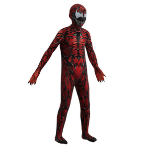 Costume Zentai Spider-Man Carnage Red Venom en Spandex avec impression par sublimation pour cosplay, jeux de rôle et anime - Product Image 4