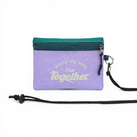 Pochette de voyage multi-zippée pour passeport en tissu Oxford, antivol, avec cordon détachable