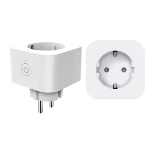 Homekit 16A WiFi Smart Plug Socket with Energy Meter&Times with Alexa and Google Home Voice Control Mobile App Remote