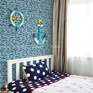 Modern ucuz fiyat sıcak eriyik su geçirmez kaymaz yanardöner mavi mozaik cam karo açık Infinity kapalı yüzme havuzları - Product Image 2