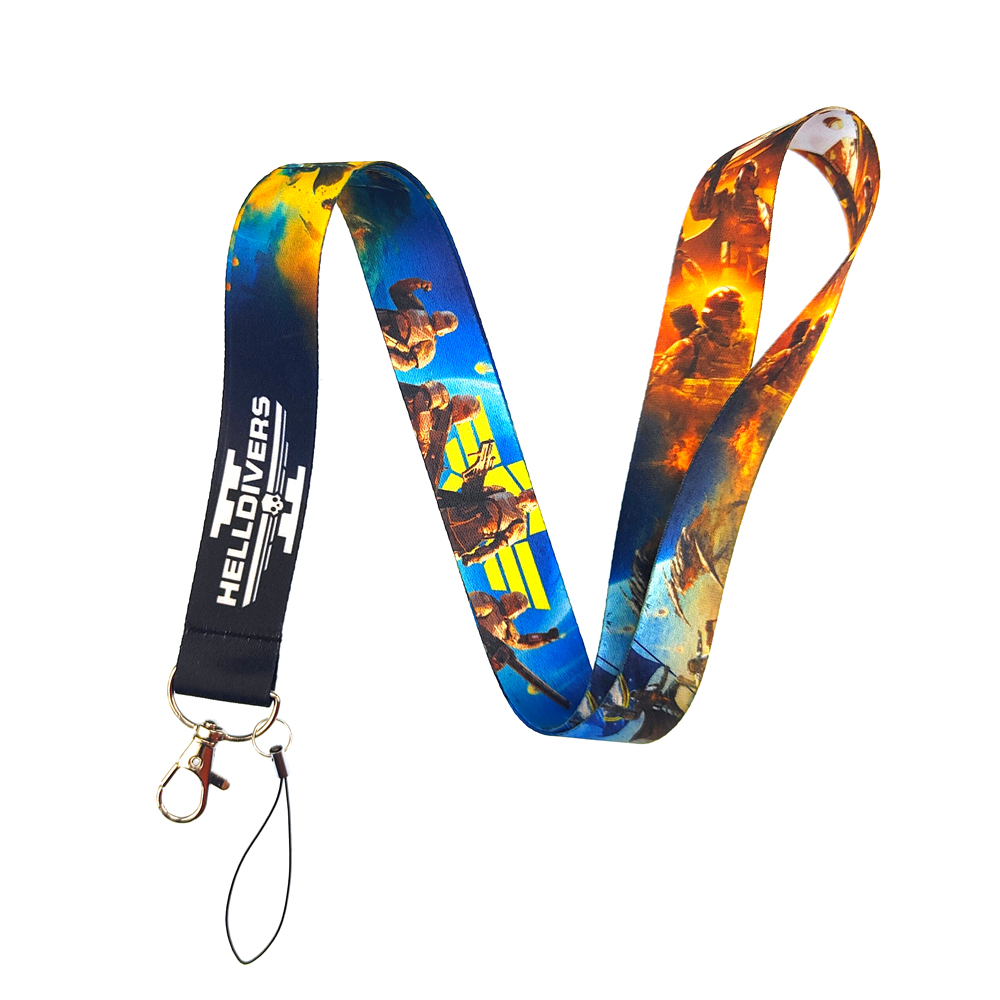 Street Game Helldivers 2 Lanyards for Keys - Polyester Key Holder