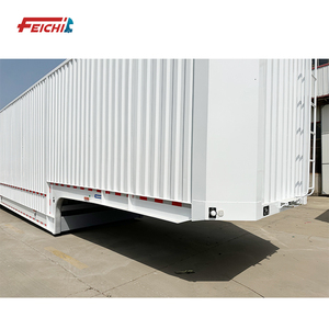 Trung Quốc Nhà sản xuất 3 trục 40 tấn container hộp Trailer giao thông vận tải hàng hóa 40ft container Trailer bán khô hộp van Trailer bán - Product Image 5