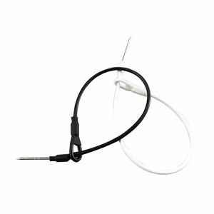 Accesorio EAS Cable de etiqueta dura de doble bucle Etiqueta DE SEGURIDAD EAS Cordón de doble bucle Alambre de acero Multifibra para bolsas/equipaje antirrobo - Product Image 4