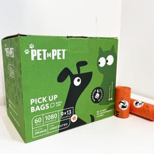Sacs à déjections canines 100 % étanches de haute qualité avec poignée facile à nouer personnalisée pour chats et chiens, ainsi que des sacs à os et à déjections pour animaux. - Product Image 3