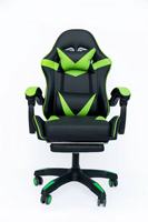 Chaise de jeu ergonomique avec dossier haut et accoudoirs réglables pour le bureau et la maison