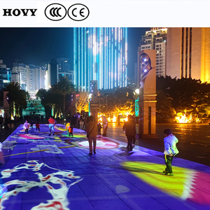 Hovy đa màu sắc LCD sàn ngoài trời chiếu với HDMI & được xây dựng trong loa thiết kế di động cho khách truy cập kinh nghiệm & Lập Bản Đồ sàn - Product Image 6