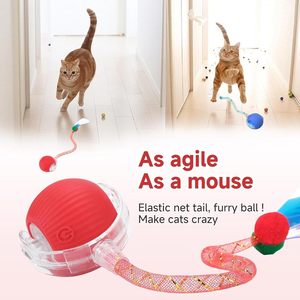 Factory Hot Sale New USB Rechargeable Silicone Smart Interactive Automatic Moving <b>Exercise</b> Cat Toys Teaser Ball Self-Rotating - Product Image 2