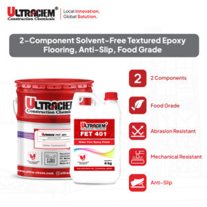 Ultrachems FET 401 capa superior epoxi revestimiento de suelo Ideal para aplicaciones en áreas interiores como talleres y almacenes. - Product Image 2