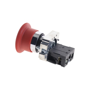 Botón de Parada de Emergencia Tipo Hongo Rojo NC de 22 mm XB2-BS542 10A con Protección IP67 para Uso Industrial - Product Image 4