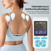 Unité TENS 3 en 1 Stimulateur musculaire EMS Acupuncture Massage corporel Thérapie numérique Masseur électrostimulateur