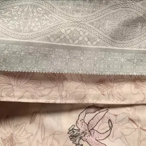New Design Floral Print algodão voile Malásia Mulheres Muçulmano Lenço impresso voile lenço quadrado hijab