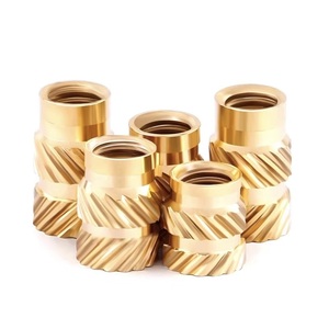 Độ chính xác Knurled <span class=keywords><strong>Brass</strong></span> Press-Fit Nuts Hot ép Đồng chèn với Diagonal knurl nóng chảy chủ đề Knurled <span class=keywords><strong>Brass</strong></span> chèn hạt - Product Image 6