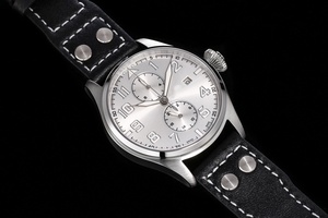 Montres mécaniques; Montres; Mode; Montres très vendues; Boîtier argenté; Fonction phase de lune; Montres à éclairage nocturne. - Product Image 4