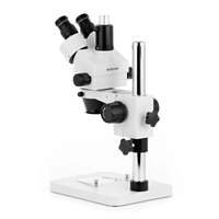 AmScope 3.5X-180X Manufacturing 144-LED Zoom Stereo Microscope with 10MP Digital Camera