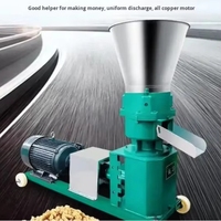 Machine à granulés d'aliments pour animaux à meule plate électrique, machine à granulés d'aliments pour animaux à rouleaux, machine à granulés d'aliments pour animaux de qualité supérieure