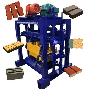 Kaidong QT4-40 High-Efficiency Hydraulic Block Machine Interlocking Laying Press Fully Bricked Concrete Fly Ash Fully