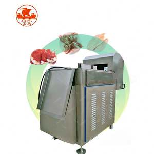 11 Machine de découpe de viande de boucher congelé Cube Machine de découpe automatique de poulet Dicer de chèvre Prix de la machine de découpe de viande de boeuf - Product Image 4