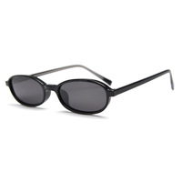 Lunettes de soleil tendance en gros, personnalisées, OEM, de créateur, pour hommes, de haute qualité, en TR90, monture ovale petite, unisexe, UV400