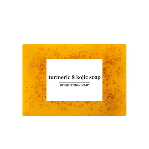 Nouveau Produit Savon Naturel Vegan au Curcuma et au Citron Anti-Acné, Savon au Lait de Chèvre Éclaircissant, Savon Artisanal à l'Avoine pour le Visage et le Corps - Product Image 2
