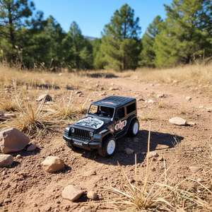 Coche de juguete todoterreno SUV a fricción para niños, vehículo de aventura de plástico, empaquetado en malla - Product Image 2