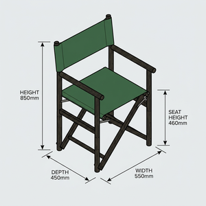 Chaise pliante extra large robuste, capacité de 350 lb, dossier rembourré pour les utilisateurs grands et corpulents, cadre renforcé - Product Image 3